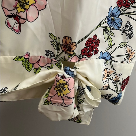 NWT 24w Talbots Sleeveless Floral Blouse - Picture 6 of 7